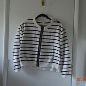 Liz Clairborn Marine Style Cardigan, hi Low
